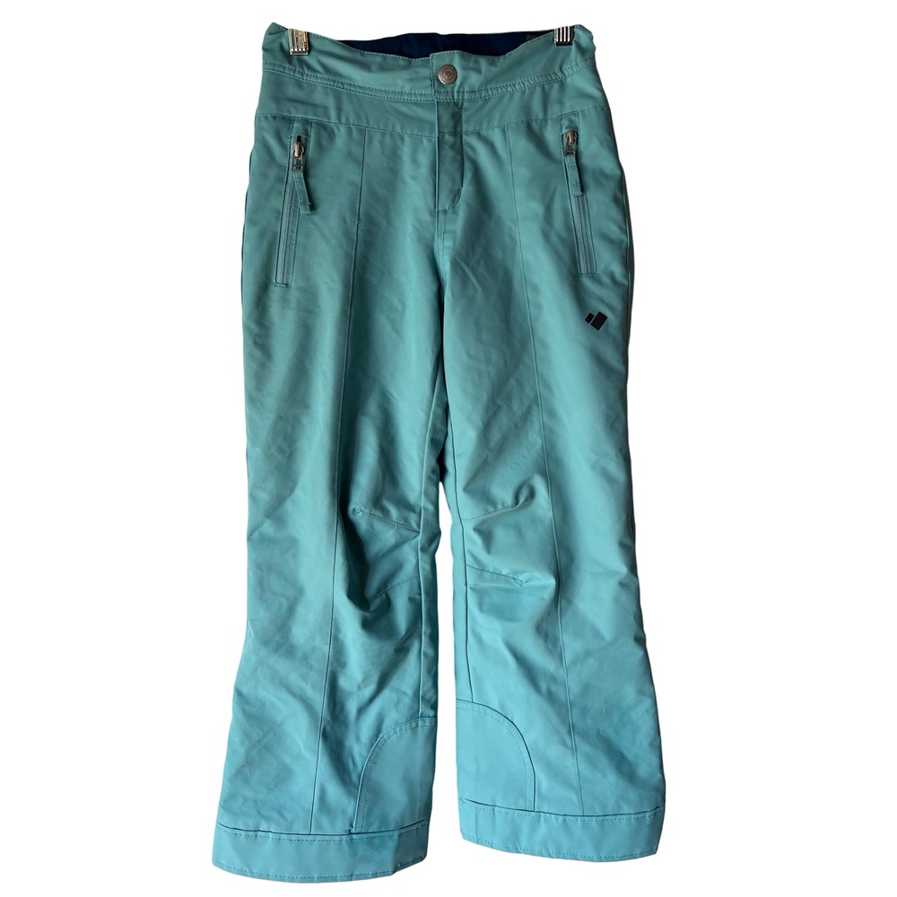 OBERMEYER GIRLS BROOKE INSULATED PANTS Teal Aqua‎ size Small